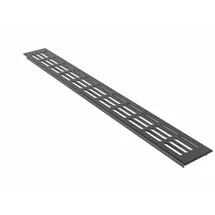 MS Beschläge Lüftungsgitter 60 x 300 mm Aluminium Anthrazit RAL 7016