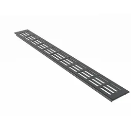 MS Beschläge Lüftungsgitter 60 x 300 mm Aluminium Anthrazit RAL 7016