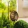 Spetebo LED Solar Ampel aus Metall in bronze - 98 x 18 cm - Deko Gartenleuchte in kalt weiß - Garten Dekobeleuchtung Wegeleuchte Beetstecker für Außen