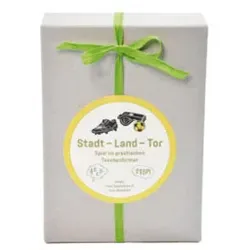 WUNDERLE Spiel Stadt-Land-Tor grau 63698 15x11x4,5cm