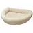 nanook shop nanook Fensterbank Liege Top für Katzen - Fensterliegekissen - Plüschrand - XXL 60 x 45 x 10 cm - beige