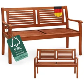 CASARIA Gartenbank 120 x 60 x 90 cm Braun
