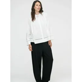 MOSHI MOSHI MIND Blusentop MOSHI MOSHI MIND "moshi moshi mind Shirt july", Damen, Gr. L, weiß, Obermaterial: 100% Baumwolle, Blusen Blusentop