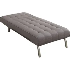 Atlantic Home Collection Relaxliege Polyester 76 x 82 x 178 cm grau