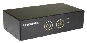 EFB EB930 2-Port DisplayPort USB KVM Switch, Audio & USB 3.0 Hub