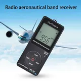 HRD-767 Digital Radio Mini LCD-Display mit Kopfhörer FM/AM/Air Tragbare Luftfahrtband erhält Radio für Reisen