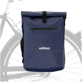 Wiltec Gepäckträgertasche 25 l blau