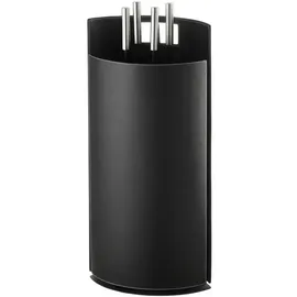 ADURO Kaminbesteck Baseline 2 4-tlg. Stahl 63,5 cm Schwarz