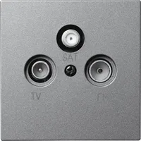 McPower Antennendose McPower ''Shallow'' für TV, Radio und Sat,