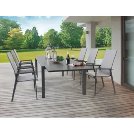 Outdoor Edge LIVORNO Gartenstuhl 75 x 70 x 107 cm grau/schwarz stapelbar