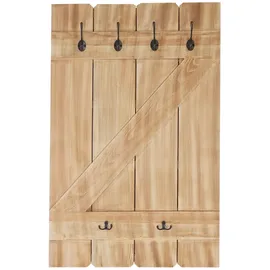 Mendler Garderobenpaneel HWC-D13 91 x 60 cm Kiefer