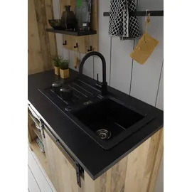 furn.design Unterschrank Küchenschrank 161 x 93 cm Braun