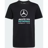 adidas Unisex Kids Mercedes - AMG Petronas Formula 1 Team DNA Graphic Tee, Black, 11-12 Years