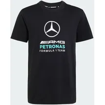 adidas Unisex Kids Mercedes - AMG Petronas Formula 1 Team DNA Graphic Tee, Black, 11-12 Years