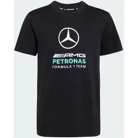adidas Unisex Kids Mercedes - AMG Petronas Formula 1 Team DNA Graphic Tee, Black, 11-12 Years