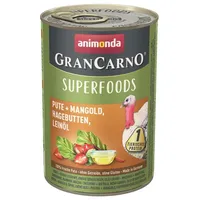 Animonda GranCarno Adult Superfood Pute & Mangold 6 x 400 g