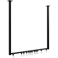 CLP Fenton Kleiderständer 80x80x7 cm schwarz