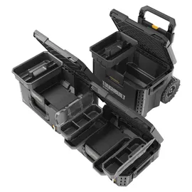 ToughBuilt Werkzeugwagen Kunststoff/Stahl 86 x 56 x 40 cm schwarz mit Rollen