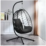 RAMROXX Hängesessel NEW XXL Schwarz/Grau