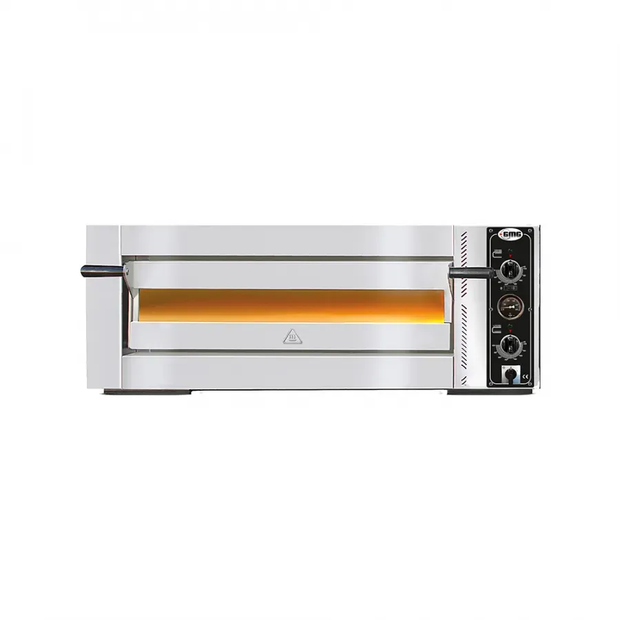 GMG Pizzaofen mit Thermometer Bello PE66E für 6 Pizzen Ø 30 cm | 400V