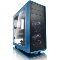 Fractal Design Focus G ATX Gaming Gehäuse mit Seitenfenster, Blau