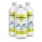 Reines Isopropanol – Isopropylalkohol 99,9% – 3 x 1 Liter Reinigungsalkohol – Reinigung von elektronischen Geräten & Linsen – löst Kunstharz beim 3D-Druck (3 x 1000ml) Made in Germany