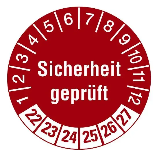 Prüfplaketten 