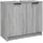 vidaXL Badschrank Grau Sonoma 64,5x33,5x59 cm Holzwerkstoff