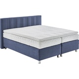 Westfalia Schlafkomfort Boxspringbett, wahlweise mit Bettkasten und Topper, blau