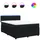 vidaXL Boxspringbett 160 x 200 cm Schwarz