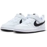 Nike Court Borough Low Recraft (PS) Sneaker, White/Black, 31.5