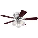 Westinghouse Contempra Trio 90 cm Deckenventilator Grau/Silber