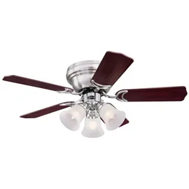 Westinghouse Contempra Trio 90 cm Deckenventilator Grau/Silber
