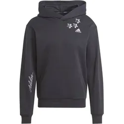 ADIDAS Herren Kapuzensweat Scribble, BLACK, S