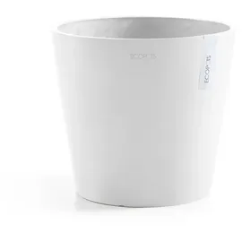 Ecopots Pflanztopf Amsterdam Weiss Ø 40 cm / Höhe 35 cm