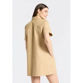 Hugo Kleid Blusenkleid Beige 38