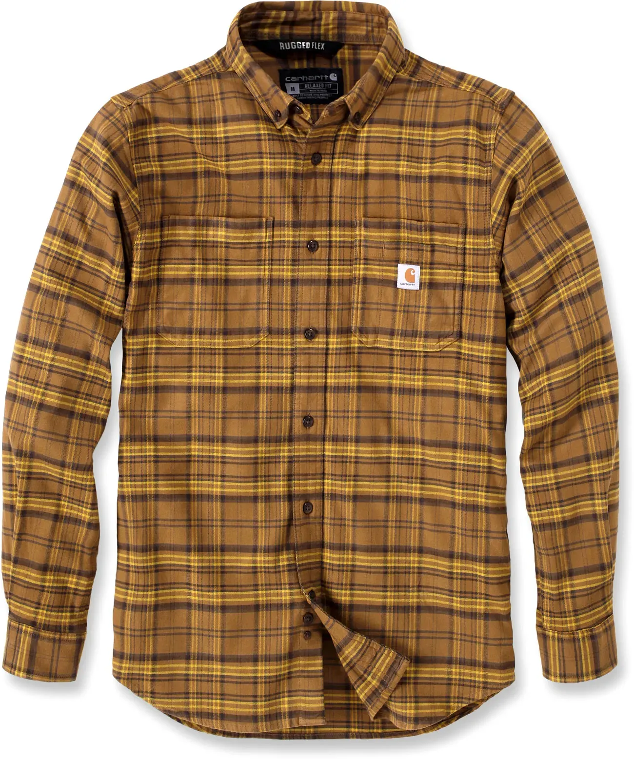 Carhartt Flannel-Plaid, chemise - Marron/Beige (B33) - S