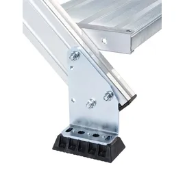 ZARGES Treppenpodest 45° 1000 mm 0,80 m Aluminium/Stahl
