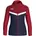 Kapuzenjacke marine/chili rot 42