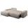 werk2 Ecksofa Rotterdam-L Breitcord 3-Sitzer Taupe