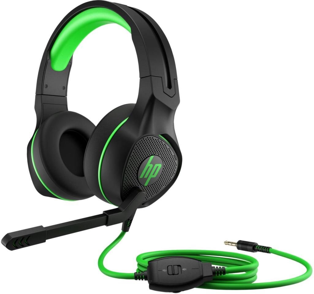 HP Pavilion 400 kabelgebundenes Gaming Headset schwarz/grün