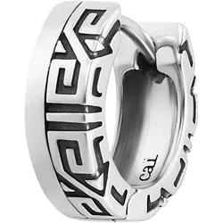 cai Single-Ohrring 925 Silber rhodiniert Ornamente