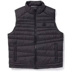 Volcom Herren Weste Earth Tripper Puff schwarz - S
