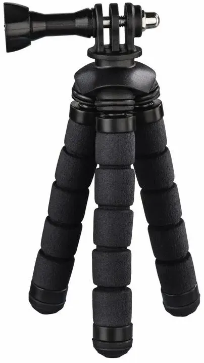 HAMA Ministativ Flex für Smartphone und GoPro, 14 cm, Schwarz