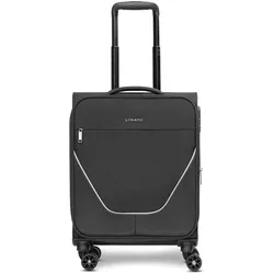 Stratic taska 4-Rollen Kabinentrolley S 55 cm mit Dehnfalte Handgepäckkoffer   Schwarz Herren 