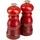 Le Creuset Gewürzmühlen-Set 11 cm Kirschrot befüllt