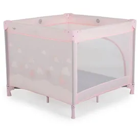 Cangaroo Laufstall Joyzi Matratze Reisebett faltbar Tasche vier Plüschfiguren rosa