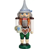 Seiffener Volkskunst eG Nussknacker Festbayer 27 cm Holz Braun