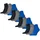 Puma Quartersocken 12er Pack Blau/Grau/Schwarz 39-42