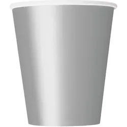 8 Becher silber